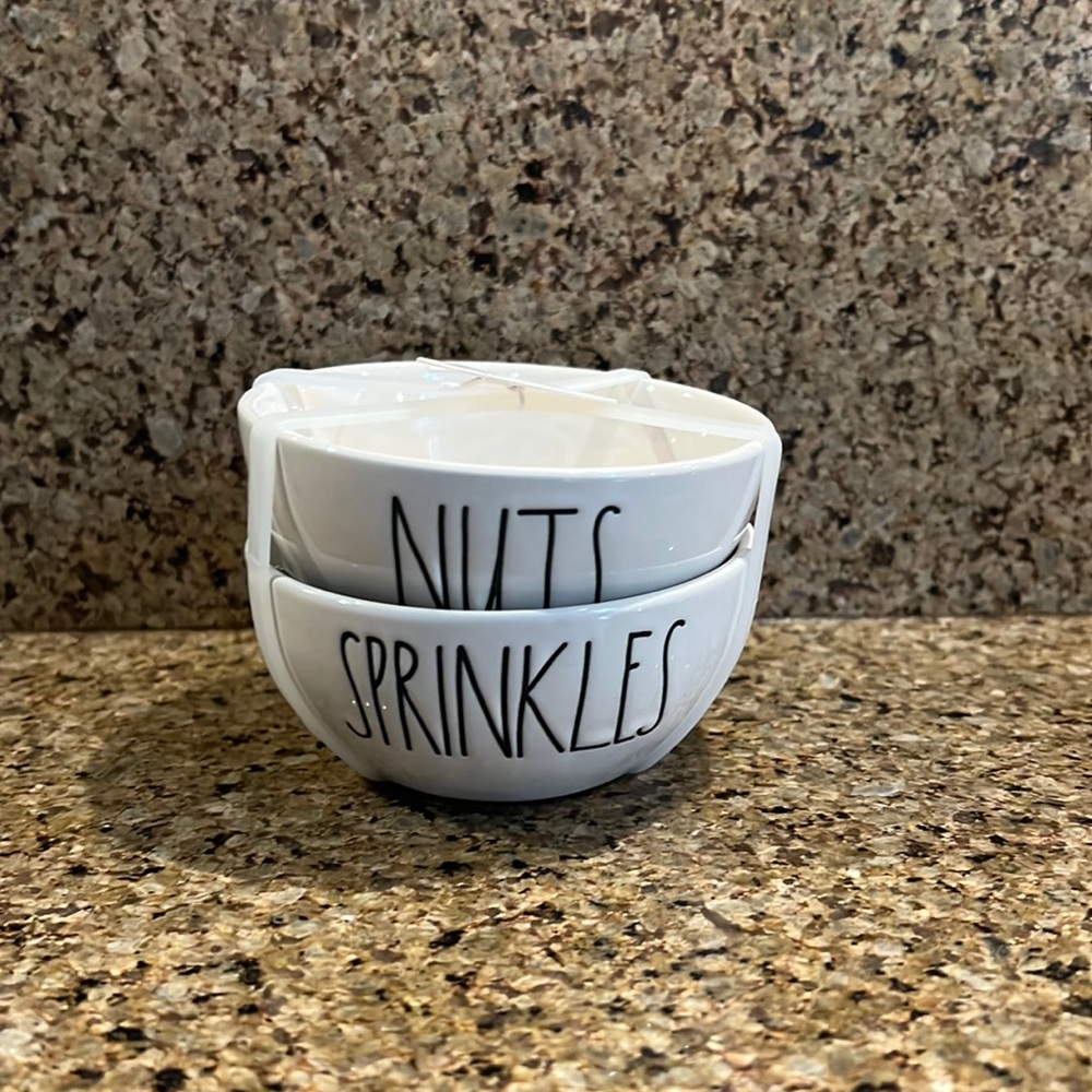 Rae Dunn Nuts and Sprinkles